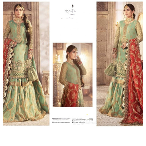 VENTA CALIENTE TOP EXIGENTE MEJOR CALIDAD NUEVO PAKISTANI TAMAÑO LIBRE DISEÑADOR DESPIECE DE FIESTA ROPA CASUAL MUJER LISTO PARA USAR VESTIDO OEM - Product Image 2