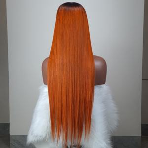 Perruque longue vierge transparente sans colle avec fermeture en dentelle, double densité, en cheveux vietnamiens bruts pour femmes - Product Image 2