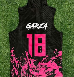 Men's <b>All</b> Elite 7v7 Football Compression Shirt New Design Spandex Jock Hoodie Small Size Flag Uniforms Blank Pattern Sets - Product Image 4