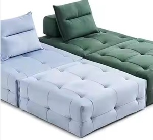 Sofá Seccional de asiento individual Mod tapizado de PU con relleno de esponja para uso en apartamentos o hoteles - Product Image 2