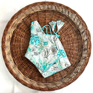 Hermosa blusa de algodón puro con cuello en V de rayón, estilo formal de verano con estampado de lámina, patrón de gancho frontal sin acolchado - Product Image 4