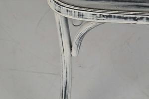 Chaise Macy en fer avec dessus en bois Design moderne portable pour chambre à coucher salon cuisine villa application d'atelier - Product Image 2