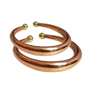 Brazalete de Cobre para Hombre, Brazalete Vikingo con Dragón, Anillo de Brazo y Mano para Usar en Fiestas