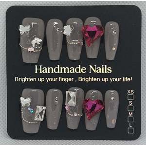 Unghie artificiali di media lunghezza Lovestruck - Product Image 1