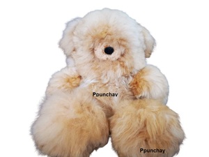 15" Fur Baby Alpaca Teddy <b>Bear</b> Toy Ppunchay Peru Soft and nice, <b>cute</b> - Product Image 2