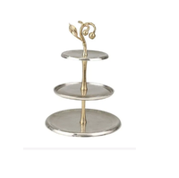 Klassisches Design 3 Tier Stahl Metall Kuchen Server Stand Hersteller Neuankömmling Handmade Decorative Metall Kuchenst änder