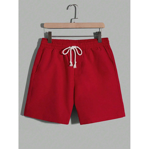 Custom High Quality 100% Cotton Causal Short Sleeve T Shirt Short Set Men <b>Graphic</b> <b>Tee</b> & Drawstring Waist Shorts - Product Image 5