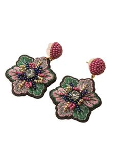 Pendientes de cerámica con múltiples cuentas elegantes para mujer, exportador al por mayor a precio económico - Product Image 3