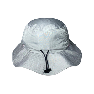 Chapeau Bob de Golf Personnalisé OMD à Rayures Argyle pour Hommes et Femmes, Protection Solaire Estivale, Broderie Feuille Dessin Animé, Polyester/Coton Velours - Product Image 1