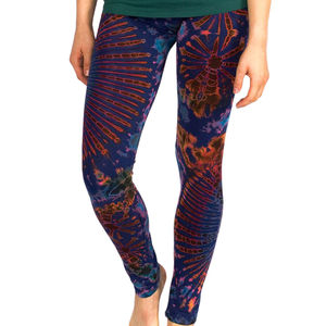 Vente en gros 2024 Leggings de sport pour femmes sur mesure Tie Dye Pantalons Spandex/Coton Séchage rapide Respirant Logo et couleurs personnalisés - Product Image 6