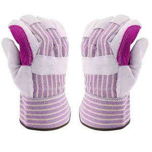 2025 importé hommes Double paume fendue en cuir gants de travail sécurité quotidienne Construction jardinage conduite cour extérieure plaine - Product Image 4