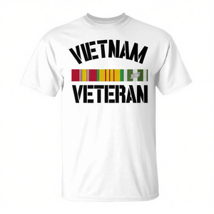 T-shirt Vietnam Veteran Pride a maniche corte, girocollo, unisex, per adulti, abbigliamento promozionale - Product Image 3