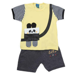 Traje de 2 Piezas para Bebé Recién Nacido - Amarillo - Product Image 1