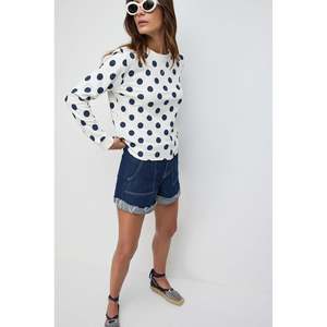 เสื้อสเวตเชิ้ตลายจุดคอกลม - Product Image 4