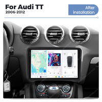 Autoradio Navifly DUDUAUTO universel 2DIN avec écran tactile QLED, lecteur de musique, navigation GPS multimédia pour Audi TT.