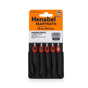 Henkel 14-Piece PAFFRATH <b>Leather</b> Punch <b>Tools</b> Set DIN 7200-A Hole Punch in 14-piece Roll-Up Case - Product Image 3