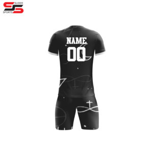 Uniforme de football sublimé personnalisé Fabriqué au Pakistan Maillot et short de football Votre équipe de conception Portez des uniformes de football - Product Image 6