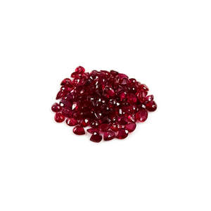 Rubis naturels de Bangkok, pierres précieuses en vrac, poires calibrées 3x4mm 4x5mm, taille diamant, facettées, couleurs rouge et vert, certifiées IGI, traitées thermiquement - Product Image 4