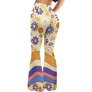 Haute qualité femmes pantalons femmes Premium sport vêtements de sport haute couture pantalon évasé 2025 vente en gros pas cher pantalon de lavage en Machine - Product Image 1