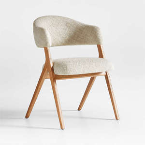 Sillón de comedor Vintage de alta calidad Cojín de tela de lujo de ocio con patas de metal Directo al por mayor del fabricante japonés - Product Image 1