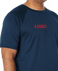 Moisture-Wicking Custom <b>T</b> <b>Shirts</b> <b>Mens</b> Short Sleeve Upf 50 <b>Swim</b> <b>T</b> <b>Shirt</b> Available From Bangladesh - Product Image 4