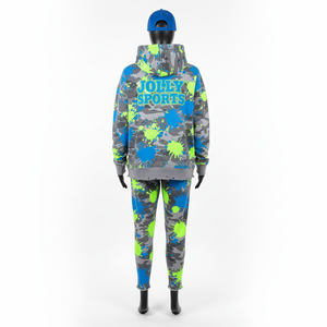 Survêtement en molleton premium pour femmes, 300 GSM, tissu doux brossé, motif camouflage, sublimation, logo personnalisé, survêtements grande taille - Product Image 2