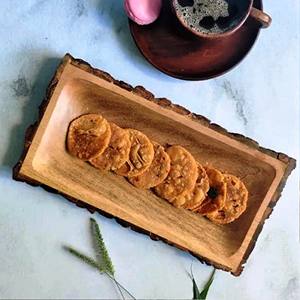 Bol décoratif design en bois avec écorce d'arbre fabriqué en Inde - Product Image 1