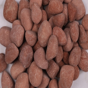 Agra đỏ vừa trang trí nội thất Stones tự nhiên mịn giảm cobbles & sỏi cho ngoài trời Vườn & công viên trang trí - Product Image 2