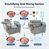 Machine à remplir et à clipser les saucisses sous vide de haute qualité, machine à remplir sous vide avec clipseur pour restaurant