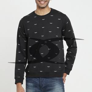 Sudadera de Invierno para Hombre, Cuello Redondo, Fabricación Personalizada OEM, Forro Polar Térmico con Estampado por Transferencia de Calor, 100% Algodón, Secado Rápido y Transpirable - Product Image 1