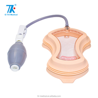 Pompe à vide en matériau souple de qualité médicale pour utilisateurs féminins, pour le traitement du pectus excavatum sur table d'opération