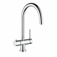 Robinet de cuisine extractible WYRAX Matte-Way, monocommande, à poser sur comptoir, en laiton moderne sans plomb, avec douchette extractible et mitigeur à valve céramique