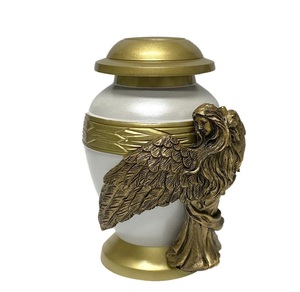 Urna Conmemorativa de Alas de Ángel, Urna Pequeña para Cenizas, Ángel para Guardar Algunas Cenizas, Urnas de Aluminio para Humanos - Product Image 5