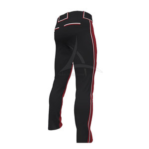 กางเกงเบสบอลผ้าโพลีเอสเตอร์คุณภาพสูง ระบายอากาศ แห้งเร็ว สำหรับผู้ชาย รับผลิตตามแบบ สีและโลโก้ตามสั่ง บริการ OEM - Product Image 4