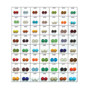 Perles de verre de type givré de haute qualité pour la fabrication de bijoux Perles de verre de type givré fabriquées à la main pour la fabrication de bracelets - Product Image 1