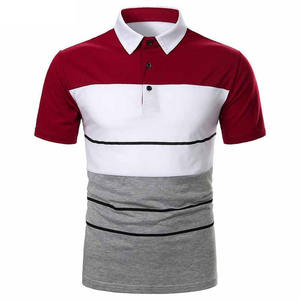 Polo ajustado de color sólido para hombre, Polo informal de secado rápido, diseño OEM MOQ bajo, Polo de golf para hombre, lo último en ropa informal - Product Image 3