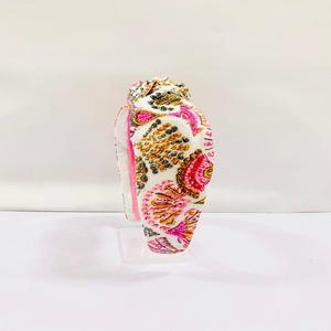 Adorable semilla India paja arroz con cuentas Casual Top anudado accesorios para el cabello temporada de verano colección de diademas - Product Image 1