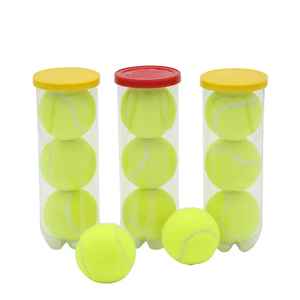 Haute qualité taille Standard poids en gros 3 pièces/peut balle de Tennis balles de Cricket en gros logo personnalisé pour l'entraînement Fitness 2025 - Product Image 3