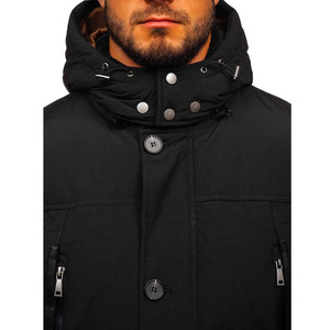 The New Custom Bubble <b>Jacket</b> Men Down Warm Thick Coat With Detachable Belt for Winter Men's Puffer Hooded Puffer <b>Jacket</b> - Product Image 5
