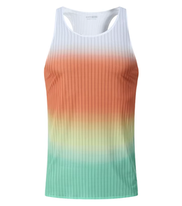 Singlet de sport pour homme, qualité supérieure, entièrement imprimé, Dryfit, léger, respirant, pour la course à pied, l'entraînement et la musculation en été. - Product Image 4