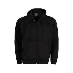 เสื้อมีฮู้ดแบบรูดซิปสำหรับผู้ชายเสื้อมีฮู้ดแบบสวมหัวมีเชือกหูรูดสีพื้นน้ำหนักเบา - Product Image 6