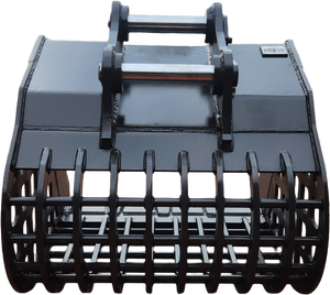 Godet d'excavatrice à grille, structure de plaque d'usure haute résistance pour la séparation des roches et des débris - Product Image 5