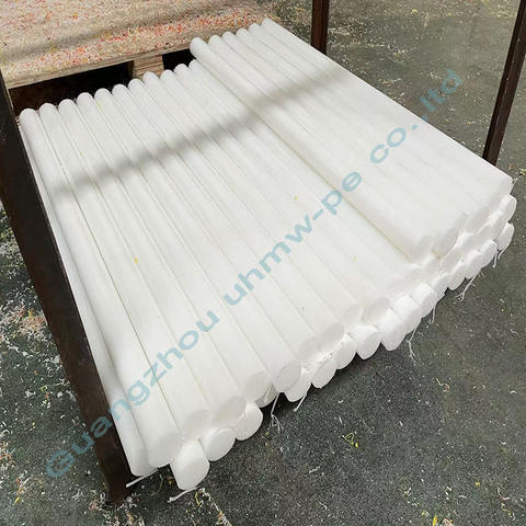 China Factory Price Solid Rod Extruded Plastic UHMW Engineering High Wear Resistant Cutting Available Factory Direct Supply
