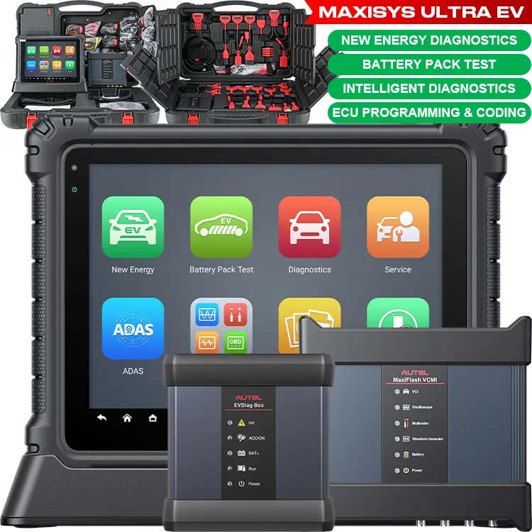 Autel MaxiSYS Ultra EV Pro Kit Electric Motor For Car Conversion 98v Complete Pick Up Truck Smart Dc Battery Diagnostic Scanner