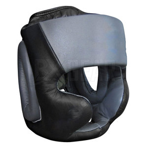Professional Pu Leather <b>Boxing</b> Head Guard With Adjustable Closure <b>And</b> Ear <b>Protection</b> For Sparring Or Gym Use - Product Image 4