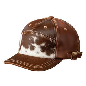 Gorro de Cuero con Pelo para Hombre, Clásico, Premium, Hecho a Mano, Suave, Transpirable, Diseño de Moda Urbana para Exteriores - Product Image 4