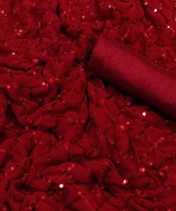 Diseñador del norte de La India Sarees Sari Kaftan Katan Seda Sari Bordado Encaje Trabajo Último diseño Ropa DE TRABAJO Sari Ropa de fiesta Ropa de boda - Product Image 3