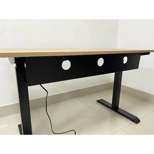 Support de câbles sous bureau 60/100 cm en acier thermolaqué WH1000 pour le passage de câbles en aluminium et acier inoxydable - Product Image 3