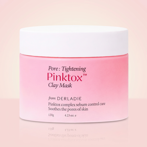 Masque Facial Purifiant Rose Professionnel Derladie, Lissant les Pores, Réparateur de la Barrière Cutanée, Complexe Détoxifiant au Kaolin, Masque Coréen à l'Argile pour - Product Image 1