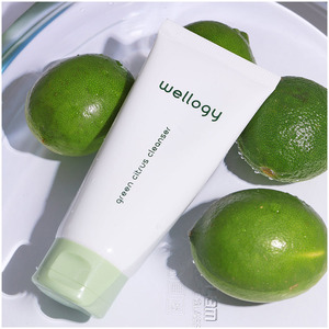 WELLOGY Gel de Cítricos Verdes Espuma Limpiador Facial Irritación Suave Extractos Antioxidantes para Piel Grasa y Seca Suministro OEM - Product Image 2